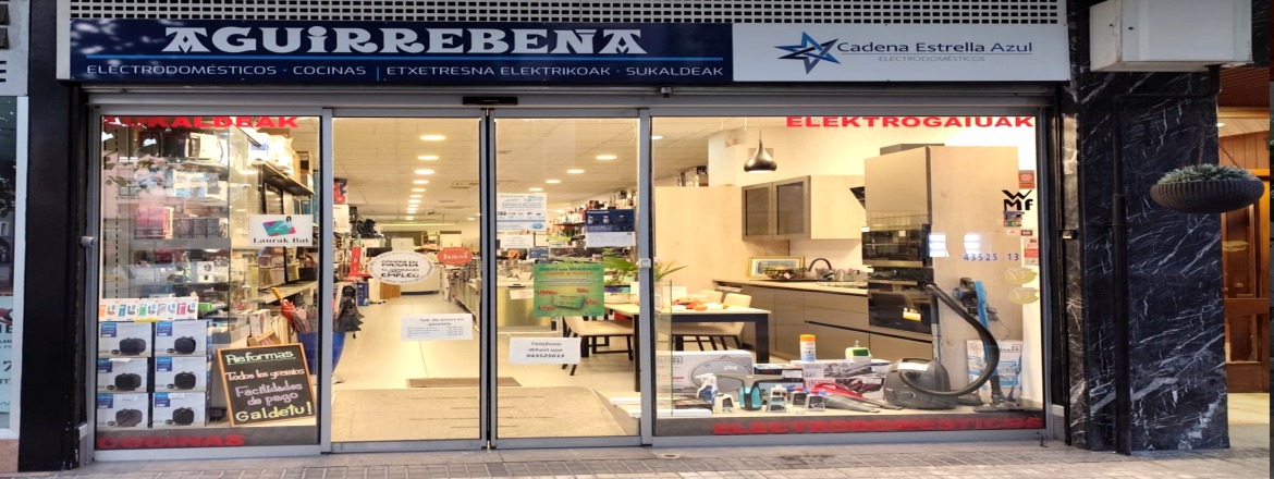 AGUIRREBEÑA ELECTRODOMÉSTICOS, S.L.  ELECTRODOMÉSTICOS 